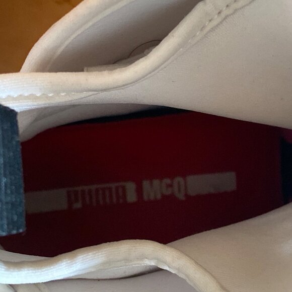 PUMA x McQ Alexander McQueen Brace Mid 360552-01 White Red Black Size 6 - Picture 8 of 15